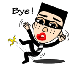 2 teeth thief sticker #6037504