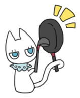 easy three cats sticker #6037930