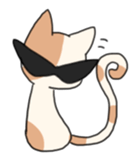 easy three cats sticker #6037931