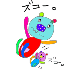 kumako to tibikumako sticker #6038013