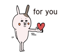 Anniversary rabbit sticker #6038505