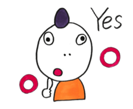 Mohawk baby sticker #6038648