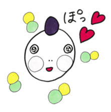 Mohawk baby sticker #6038658