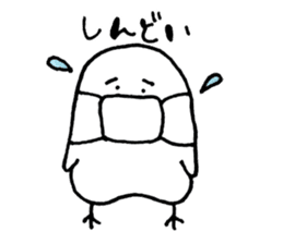 Piyokichi of chick(Okayama's dialect) sticker #6038889