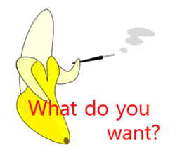 The True Intention of the Banana 3 E sticker #6039260