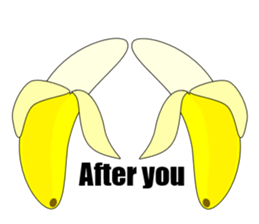 The True Intention of the Banana 3 E sticker #6039274