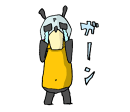 It's with all the wear of a bear. sticker #6039396