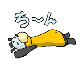 It's with all the wear of a bear. sticker #6039399