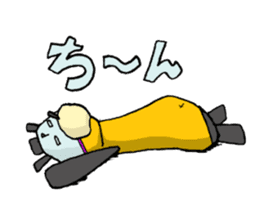 It's with all the wear of a bear. sticker #6039399