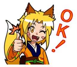 Fox girl Lyn sticker #6039441