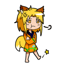 Fox girl Lyn sticker #6039445