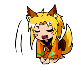 Fox girl Lyn sticker #6039446