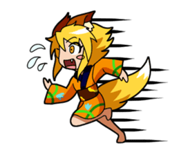 Fox girl Lyn sticker #6039454