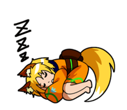 Fox girl Lyn sticker #6039460