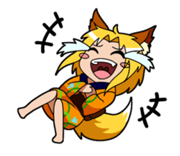 Fox girl Lyn sticker #6039464