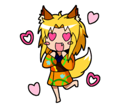 Fox girl Lyn sticker #6039465