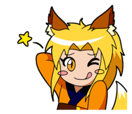 Fox girl Lyn sticker #6039466