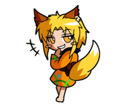 Fox girl Lyn sticker #6039468