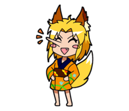 Fox girl Lyn sticker #6039470