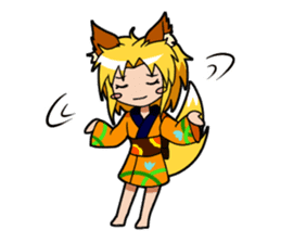 Fox girl Lyn sticker #6039476