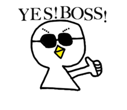 The bird and his friends sticker #6040044