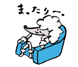 Tamu's "mole poodle" sticker #6041290