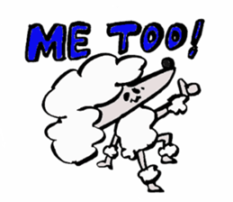 Tamu's "mole poodle" sticker #6041297