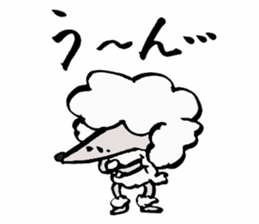 Tamu's "mole poodle" sticker #6041301