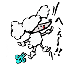 Tamu's "mole poodle" sticker #6041308