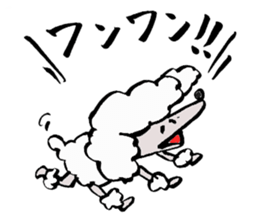 Tamu's "mole poodle" sticker #6041312