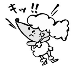 Tamu's "mole poodle" sticker #6041313