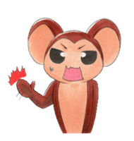 A little cool monkey sticker #6041364