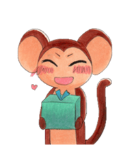 A little cool monkey sticker #6041366