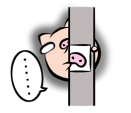 Pig nose friend2 sticker #6041777