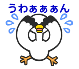 Stork sticker for baby want people sticker #6041925