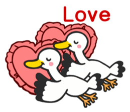 Stork sticker for baby want people sticker #6041937