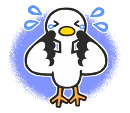 Stork sticker for baby want people sticker #6041955