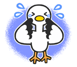 Stork sticker for baby want people sticker #6041955