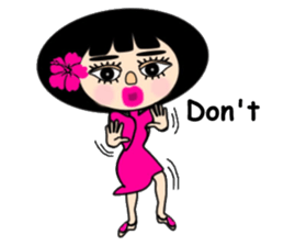 Aloha Girl sticker #6042171