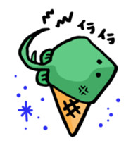 Ice cream Aquarium sticker #6042715