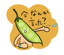 sharpest tongue vegetables. sticker #6042934