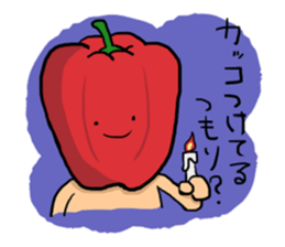 sharpest tongue vegetables. sticker #6042935