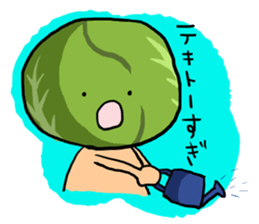 sharpest tongue vegetables. sticker #6042950