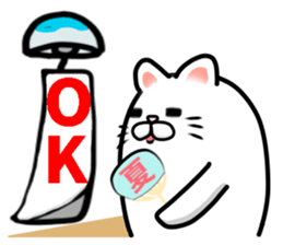 Summer vacation of cat sticker #6043004