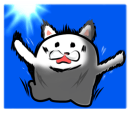 Summer vacation of cat sticker #6043011