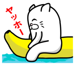 Summer vacation of cat sticker #6043015