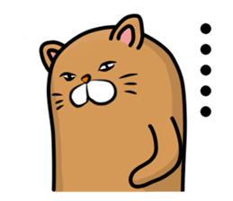 Summer vacation of cat sticker #6043017