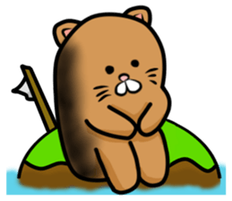 Summer vacation of cat sticker #6043023