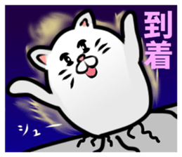 Summer vacation of cat sticker #6043029
