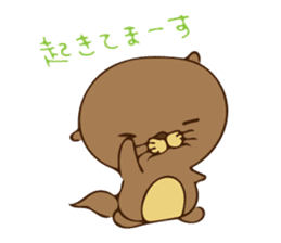 The sea otter singing a cappella sticker #6043162
